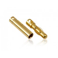 Разъем HXT 4.0мм позолоченный "мама/папа" (1шт.) Разъем HXT 4.0мм позолоченный "мама/папа" (1шт.)