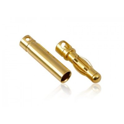 Разъем HXT 4.0мм позолоченный "мама/папа" (1шт.) Разъем HXT 4.0мм позолоченный "мама/папа" (1шт.)