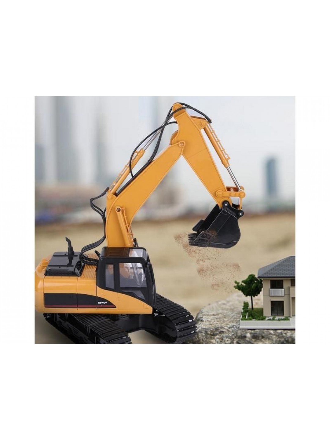 Радиоуправляемый экскаватор HUI NA TOYS 2.4G 15CH 1/16 RTR