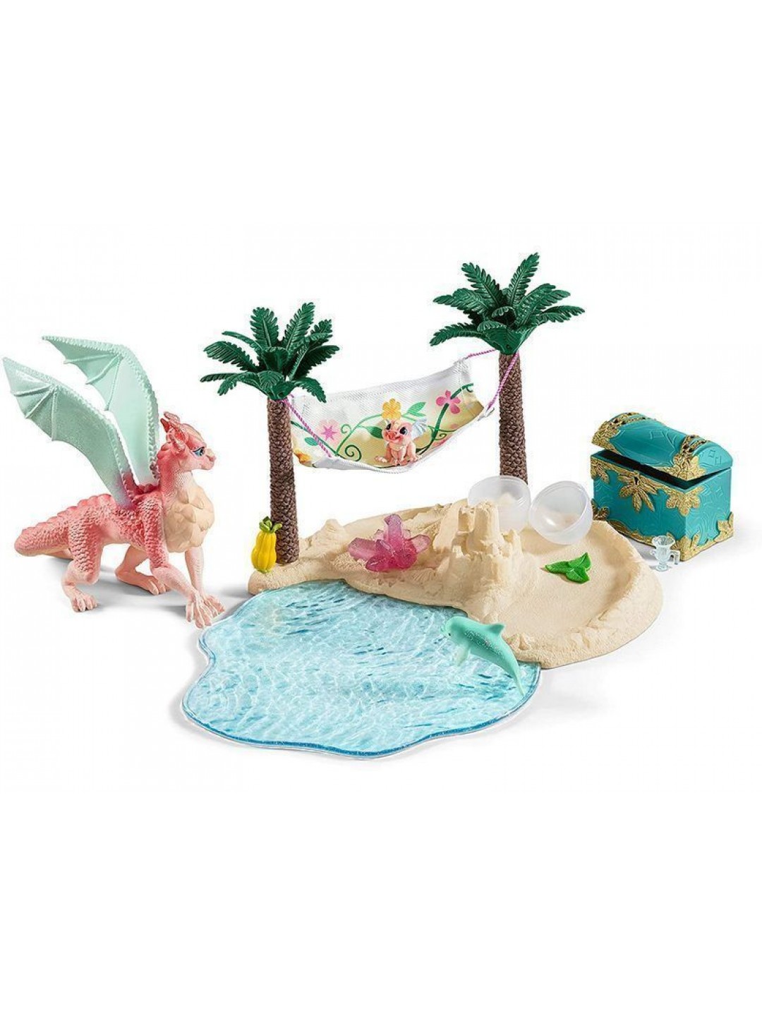 Фигурка Schleich Остров драконов с кладом