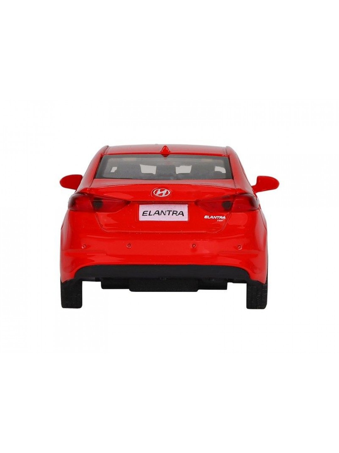 Машина "АВТОПАНОРАМА" HYUNDAI ELANTRA, красный, 1/40, инерция, в/к 17,5*12,5*6,5 см