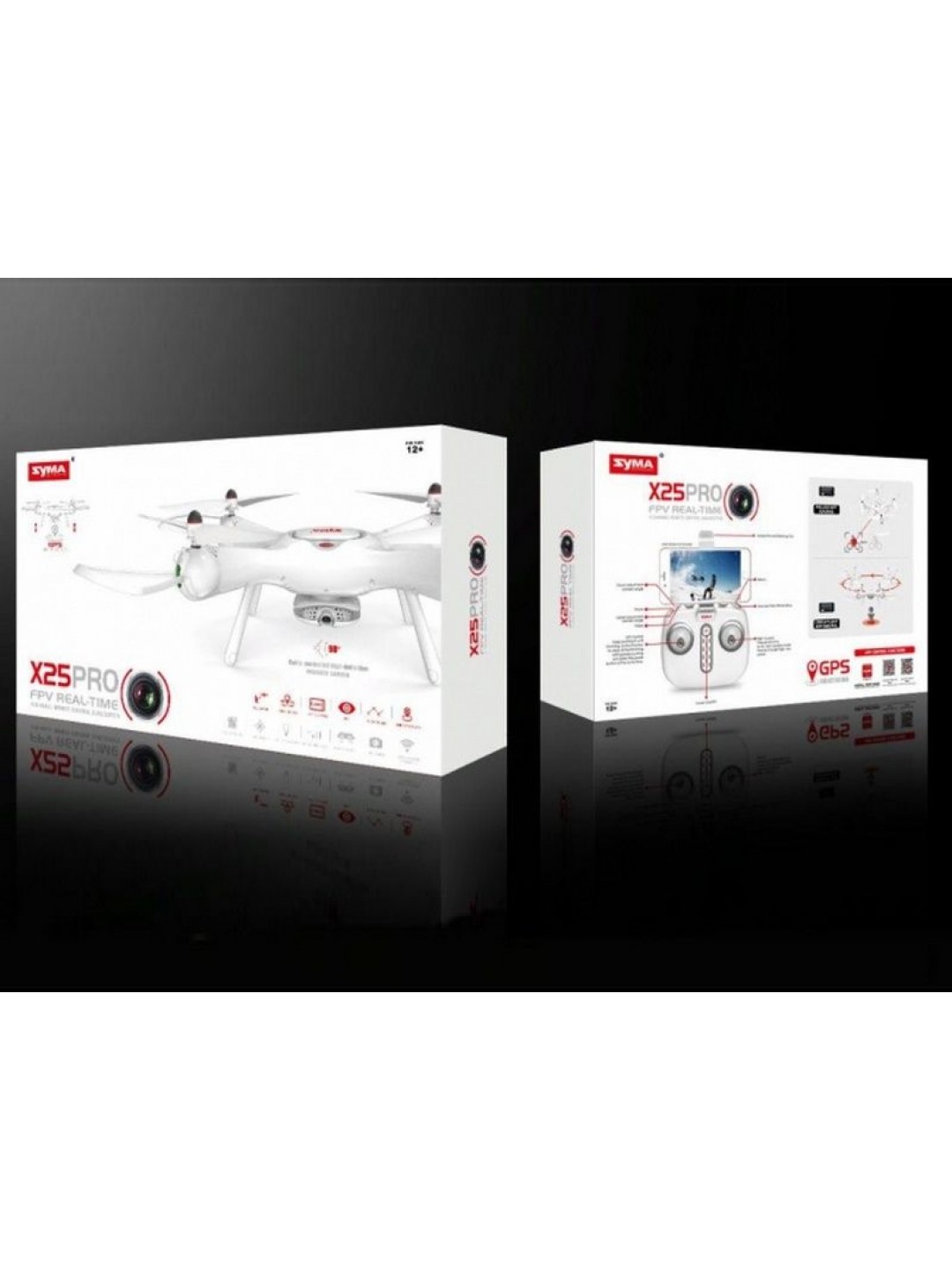 Р/У квадрокоптер Syma X25PRO с FPV трансляцией, GPS, барометр 2.4G RTF