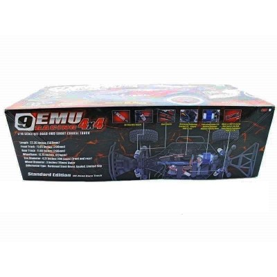 Радиоуправляемый шорт-корс Remo Hobby 9EMU TWINS MOTOR (синий) 4WD 2.4G 1/8 RTR
