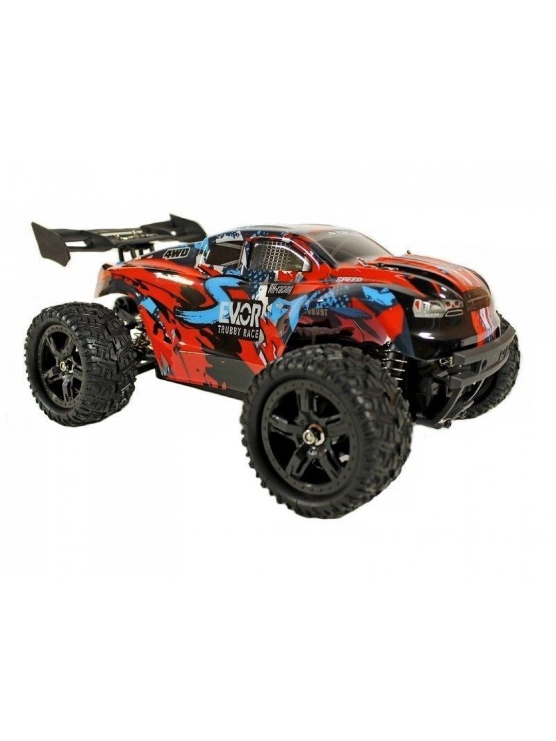 Радиоуправляемая трагги Remo Hobby S EVO-R Brushless (красная) 4WD 2.4G 1/16 RTR