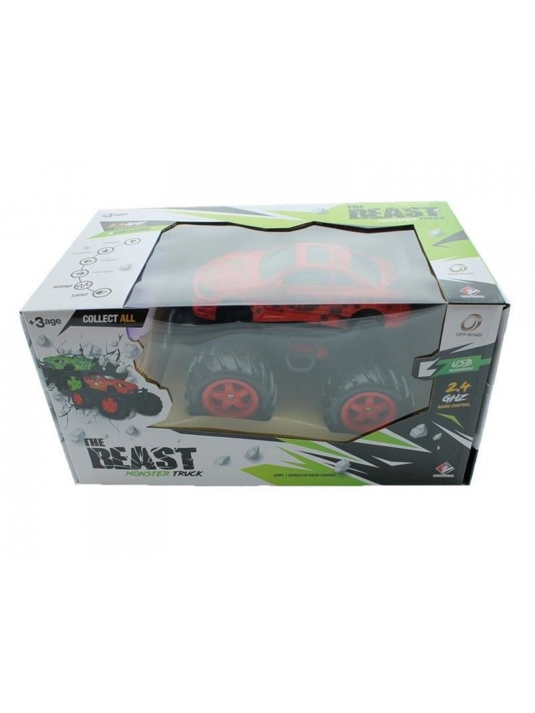 Р/У внедорожник Monster Truck Nissan Silvia в ассортименте 1/14 + свет + звук