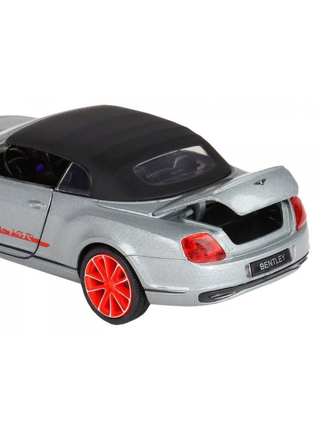 Машина "АВТОПАНОРАМА" Bentley Continental Supersports ISR, серебряный, 1/32, в/к 17,5*13,5*9 см