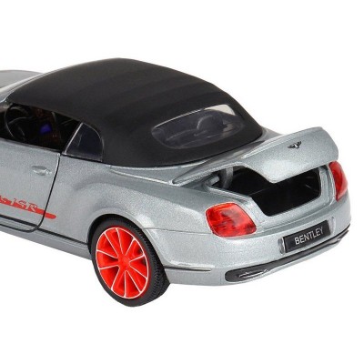 Машина "АВТОПАНОРАМА" Bentley Continental Supersports ISR, серебряный, 1/32, в/к 17,5*13,5*9 см