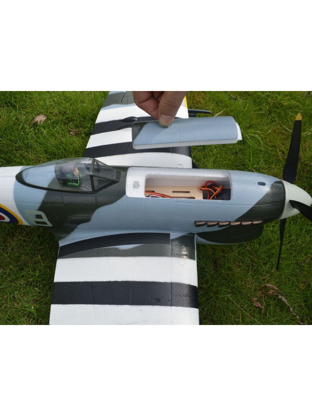 Радиоуправляемый самолет Top RC Tempest PRO 800мм flight controller PNP