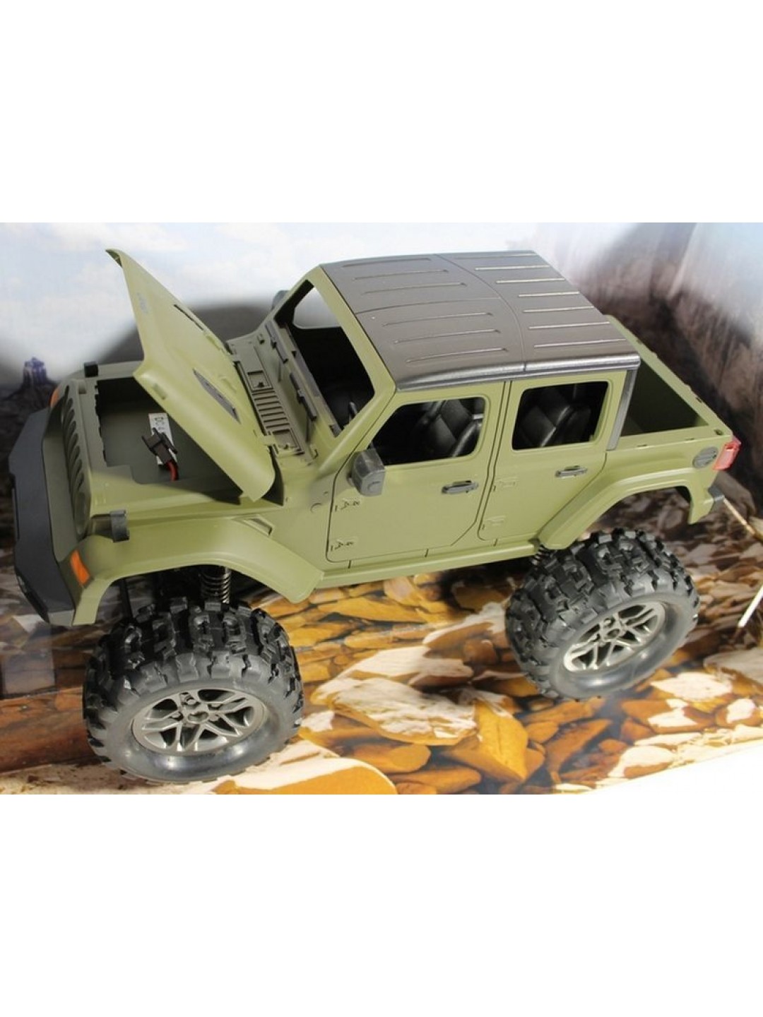 Радиоуправляемый краулер Double Eagle JEEP 1:14 4WD 2.4G (кузов пикап)
