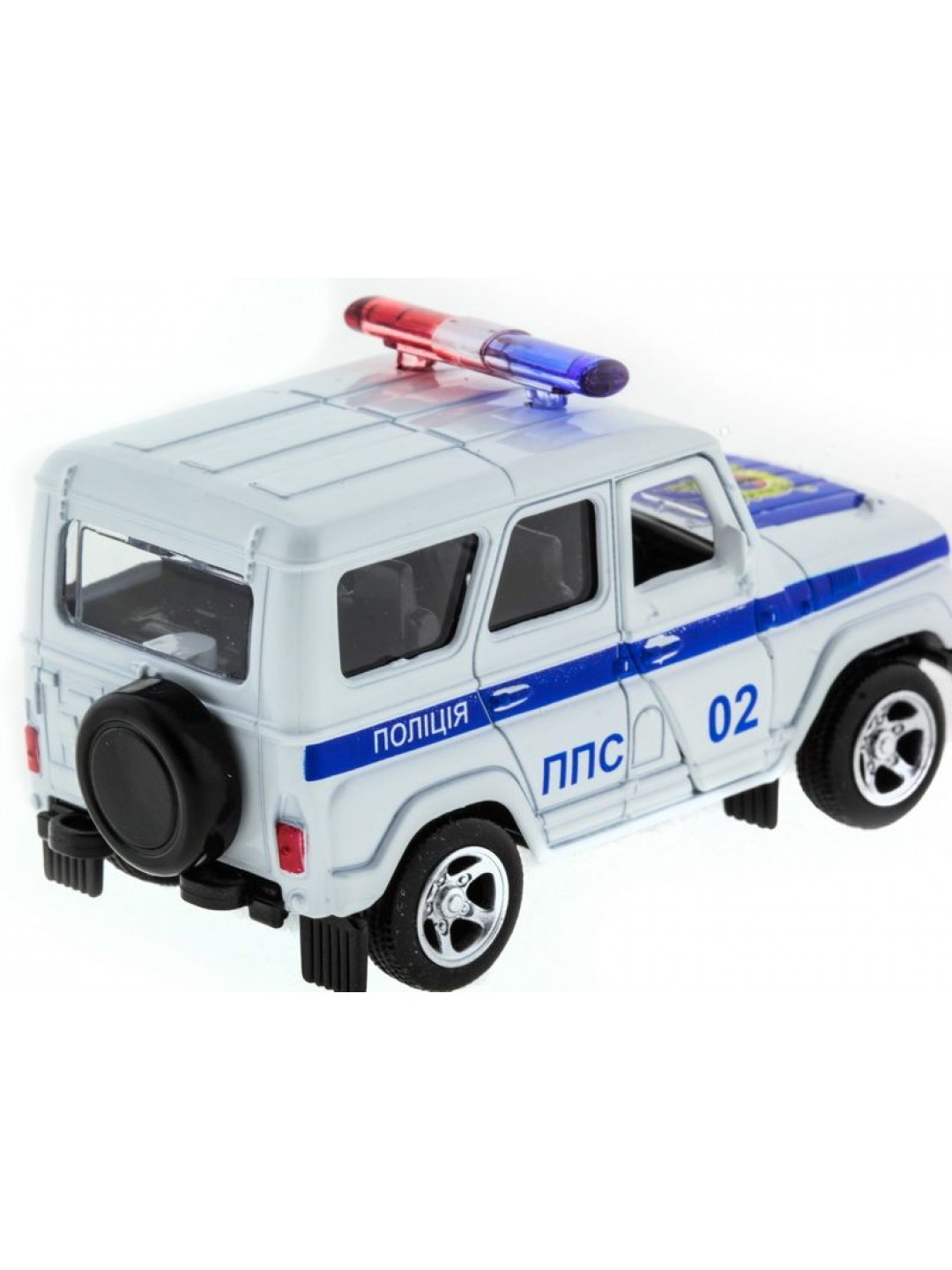Машина "АВТОПАНОРАМА" инерц. УАЗ (ППС) 1/50, в/к 12*7*5,5 см