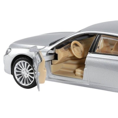 Машина "АВТОПАНОРАМА" BMW 760LI , серебряный, 1/34, свет, звук, инерция, в/к 17,5*13,5*9 см