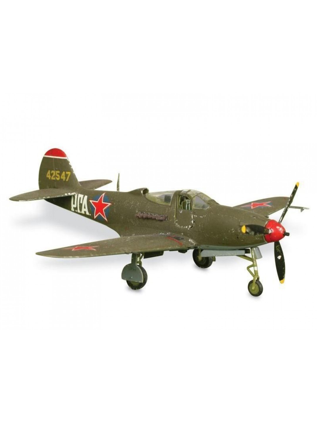 Сборная модель ZVEZDA Истребитель П-39Н "Аэрокобра", 1/72