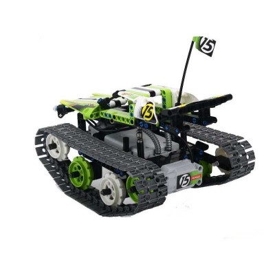 Р/У конструктор Qihui Mechanical Master Скоростной вездеход (353 детали), зеленый