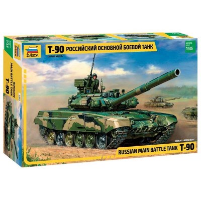 Сборная модель ZVEZDA Российский основной боевой танк Т-90, 1/35