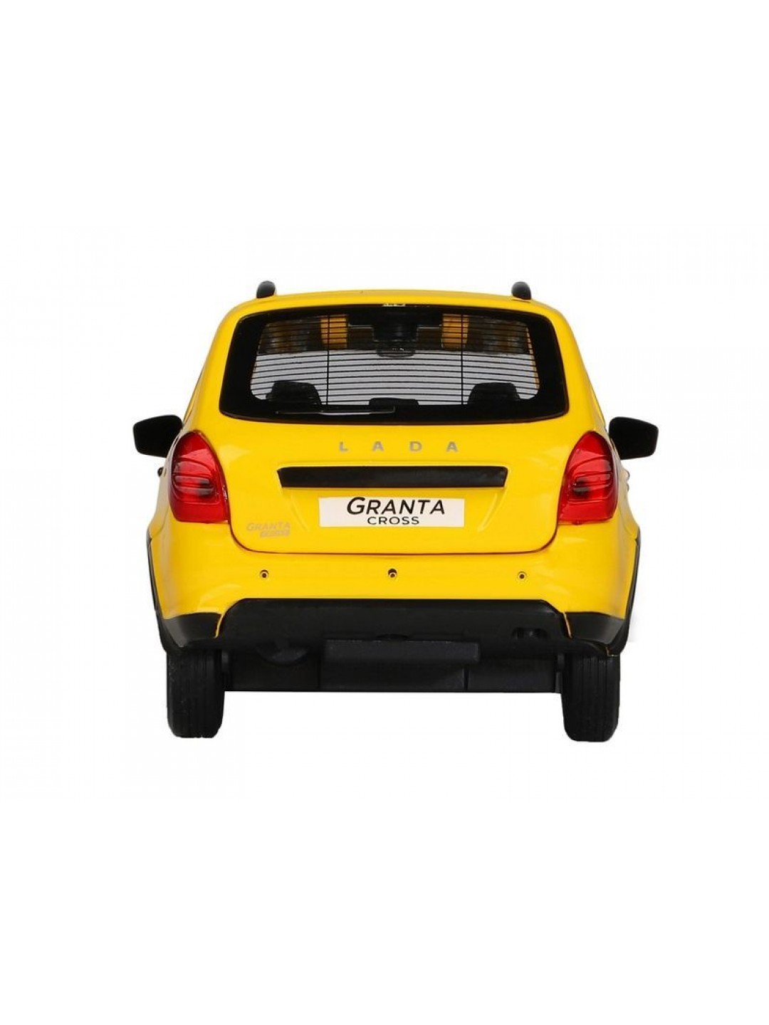 Машина "АВТОПАНОРАМА" Яндекс.Такси LADA GRANTA CROSS, желтый, 1/24, в/к 24,5*12,5*10,5 см