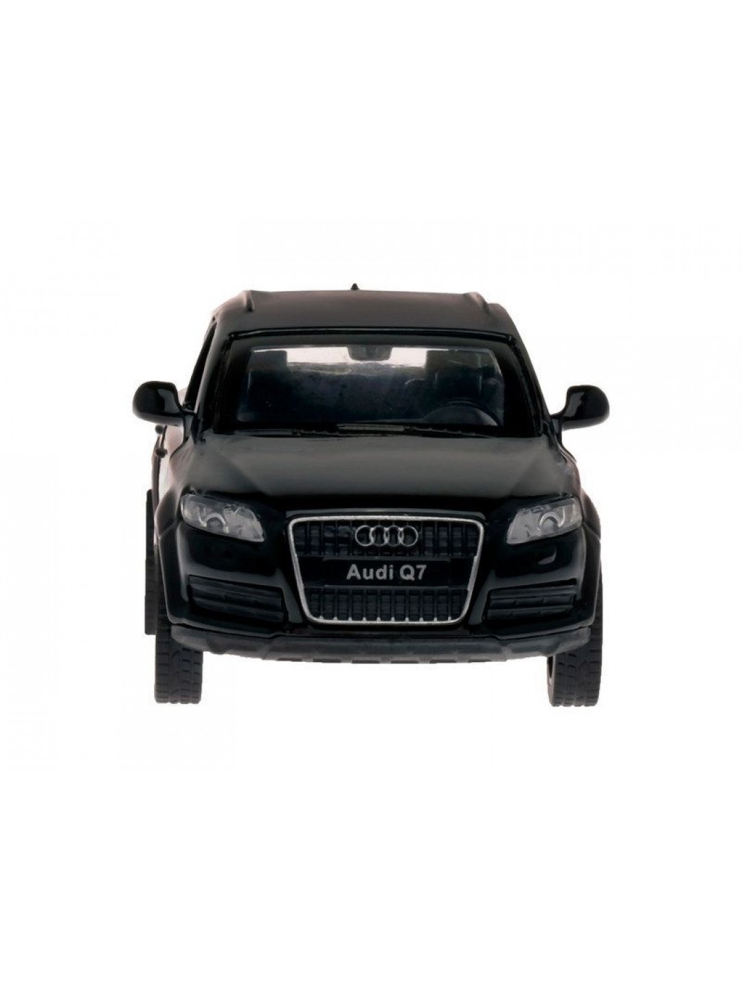 Машина "АВТОПАНОРАМА" Audi Q7, черный, 1/43, инерция, откр. двери, в/к 17,5*12,5*6,5 см