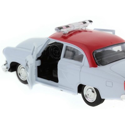 Машина "АВТОПАНОРАМА" инерц.ГАЗ-21 (такси) 1/43, в/к 14*7*5,5 см