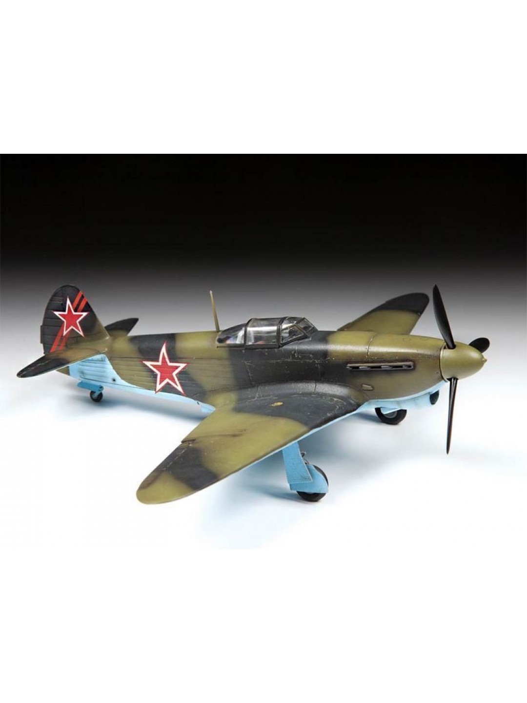 Сборная модель ZVEZDA Советский истребитель Як-1б, 1/48