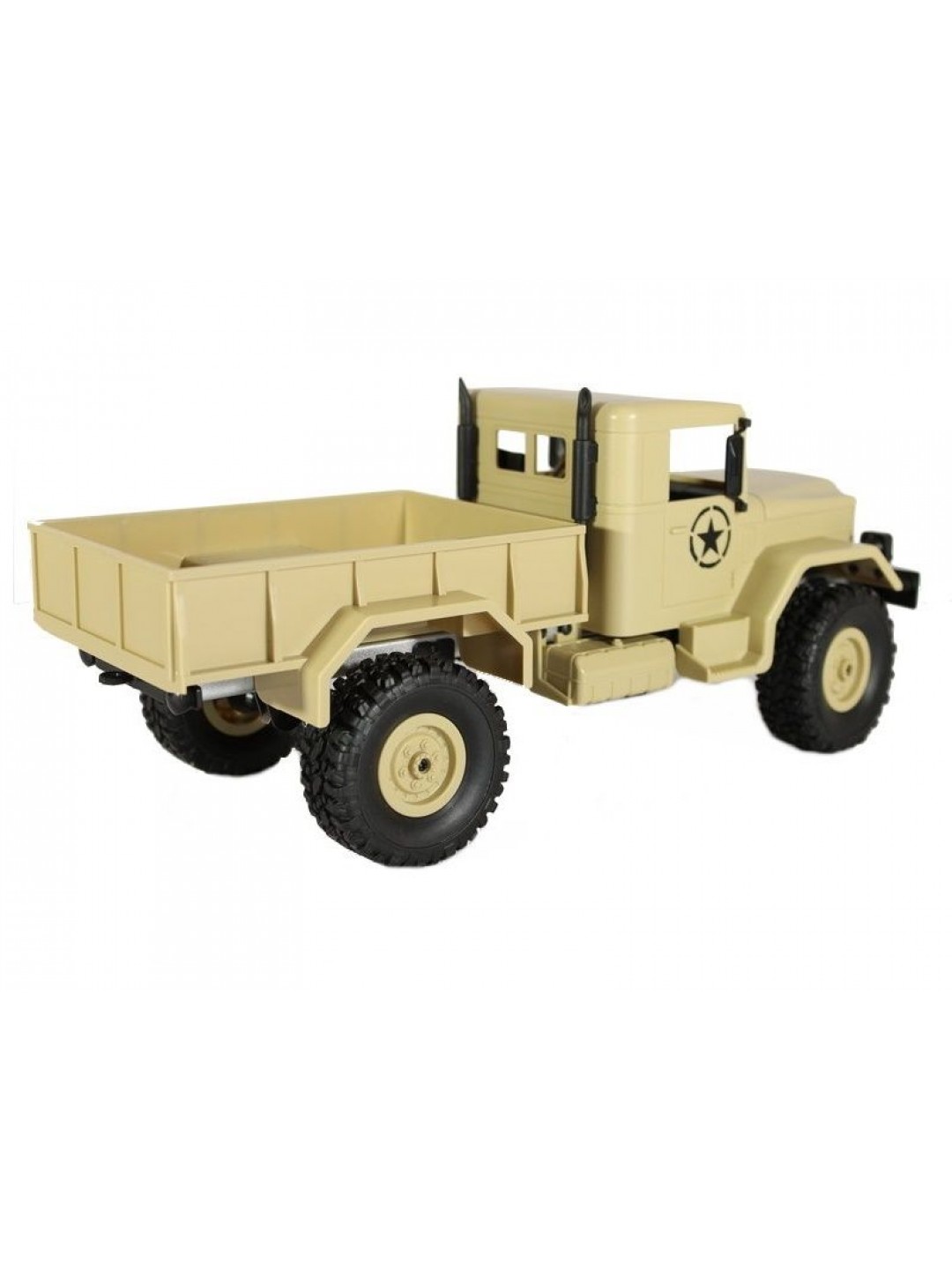 Радиоуправляемая машина MN MODEL военный грузовик (песочный) 4WD 2.4G 1/16 RTR