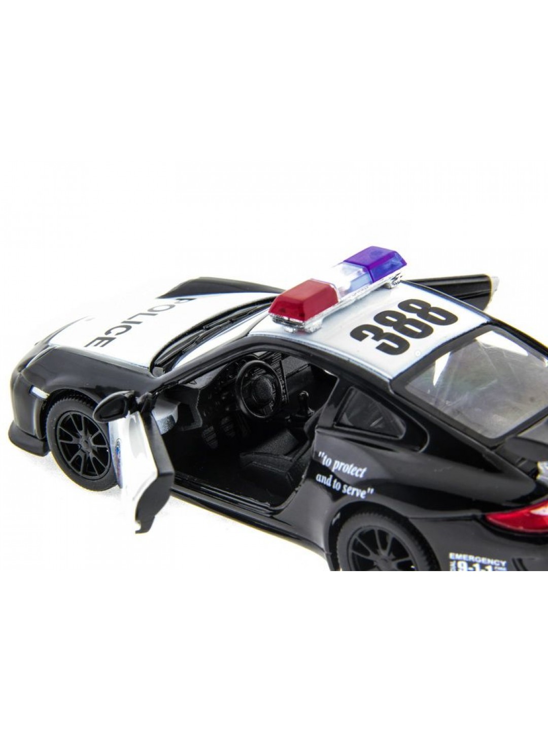 Машина Kinsmart 1:36 Porsche 911 GT3 RS (Police) в асс. инерция (1/12шт.) б/к