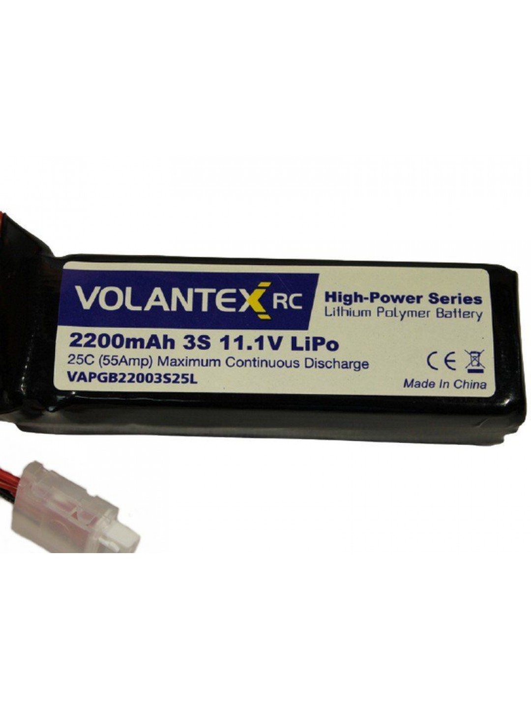 Аккумулятор Li-Po 2200mAh, 11,1V XT60 для катера Volantex RC Vector SR65