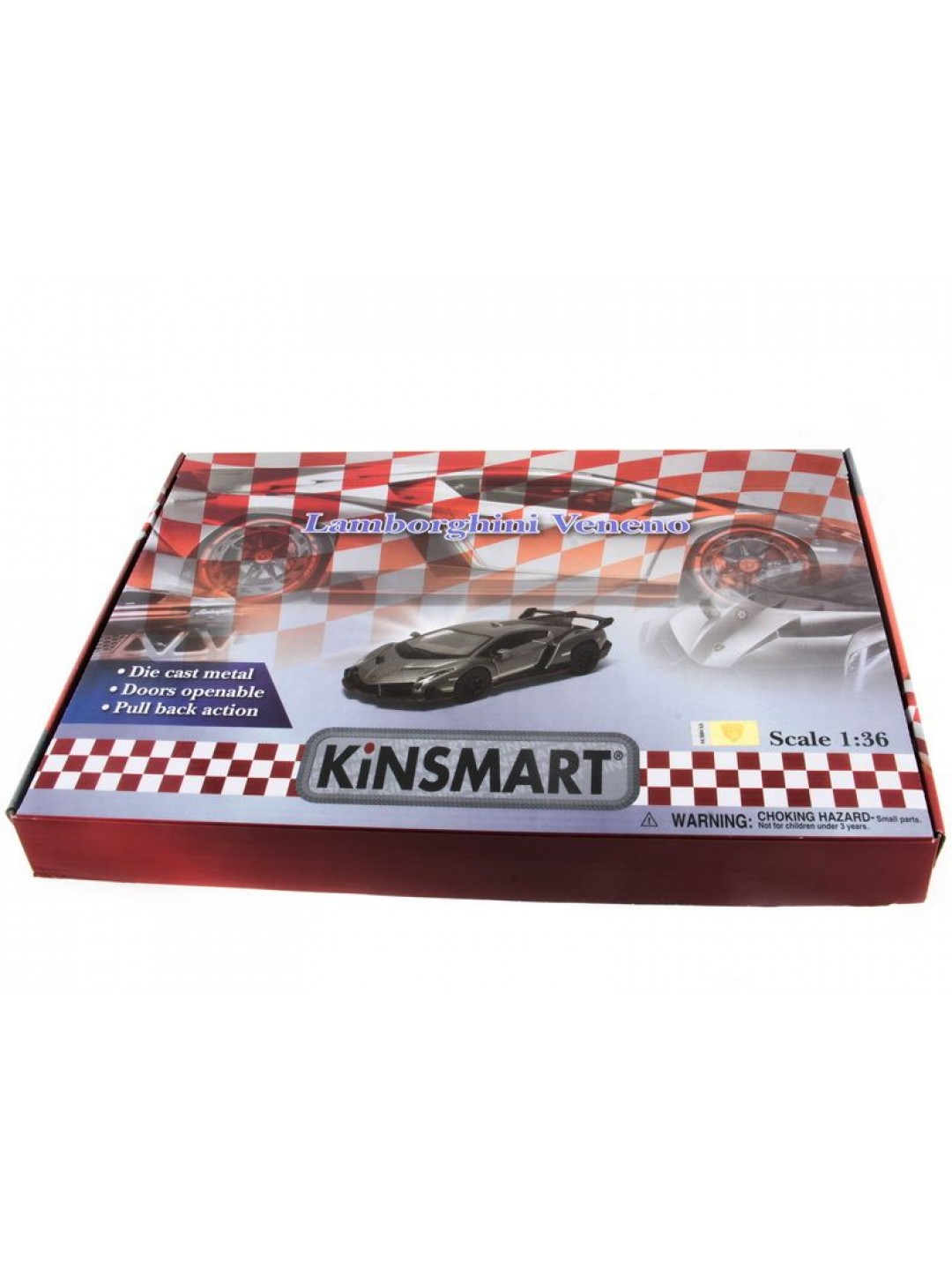 Машина Kinsmart 1:36 Lamborghini Veneno инерция б/к