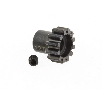 Ведущая стальная шестерня 12T для автомоделей Himoto E8, 1шт. Ведущая стальная шестерня 12T для автомоделей Himoto E8, 1шт.