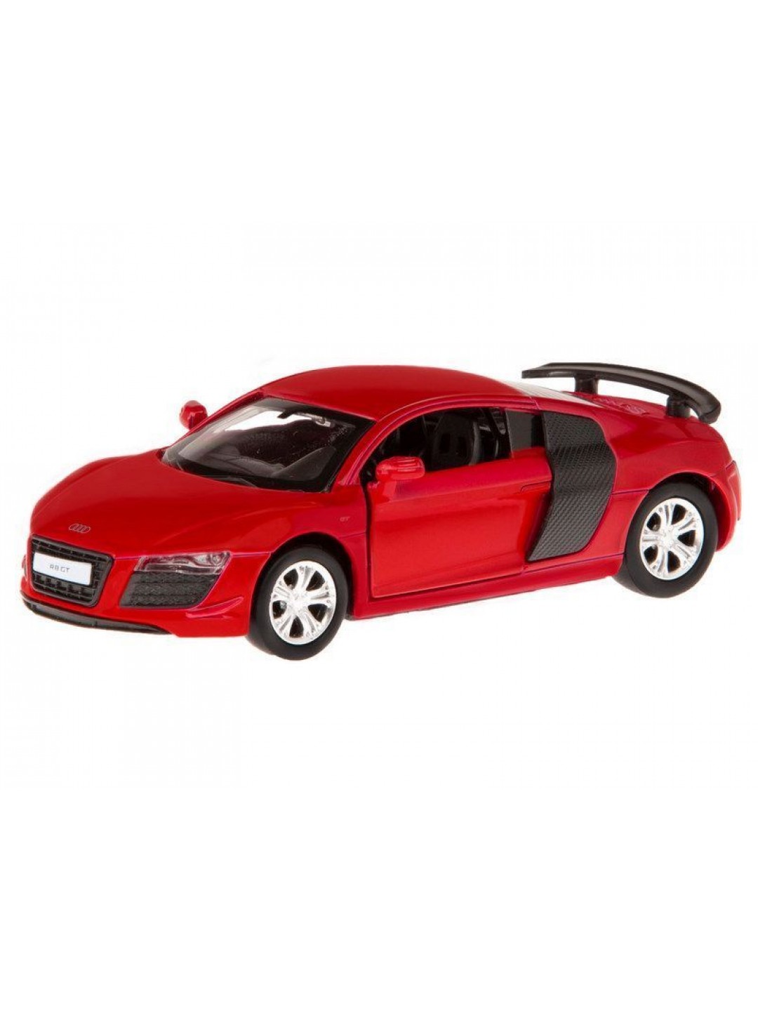 Машина "АВТОПАНОРАМА" Audi R8 GT, красный, 1/43, инерция, откр. двери, в/к 17,5*12,5*6,5 см