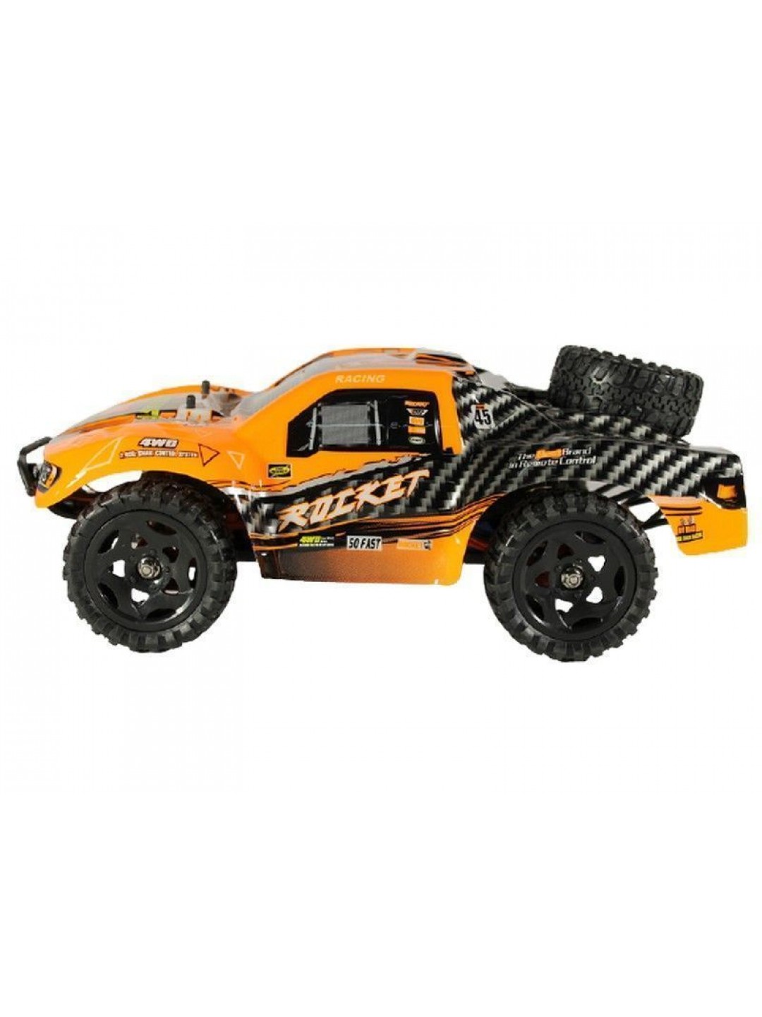 Радиоуправляемый шорт-корс Remo Hobby Rocket Brushless UPGRADE V2.0 (оранжевый) 4WD 2.4G 1/16 RTR