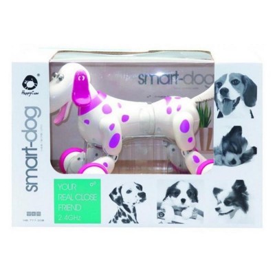 Радиоуправляемая робот-собака HappyCow Smart Dog 2.4G (розовая)