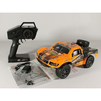 Радиоуправляемый шорт-корс Remo Hobby Rocket V2.0 (оранжевый) 4WD 2.4G 1/16 RTR