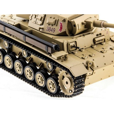 Р/У танк Heng Long 1/16 Panzerkampfwagen III (Германия) 2.4G RTR PRO песочный