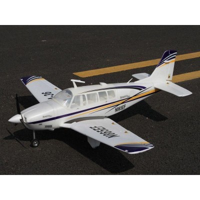 Радиоуправляемый самолет Top RC ST Beechcraft Bonanza A36 фиолетовый 1280мм (шасси) PNP