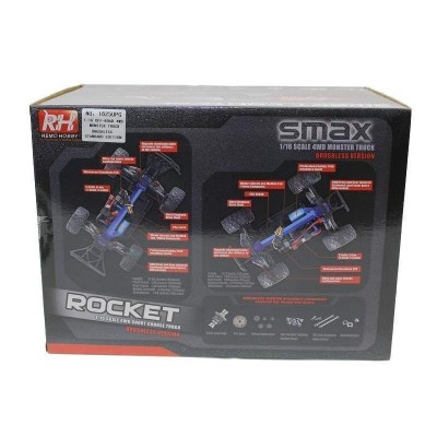 Радиоуправляемый шорт-корс Remo Hobby Rocket Brushless UPGRADE (красный) 4WD 2.4G 1/16 RTR