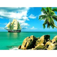 Картина по номерам с цветной схемой на холсте 30х40 Сейшельские острова (19 цветов) Картина по номерам с цветной схемой на холсте 30х40 Сейшельские острова (19 цветов)