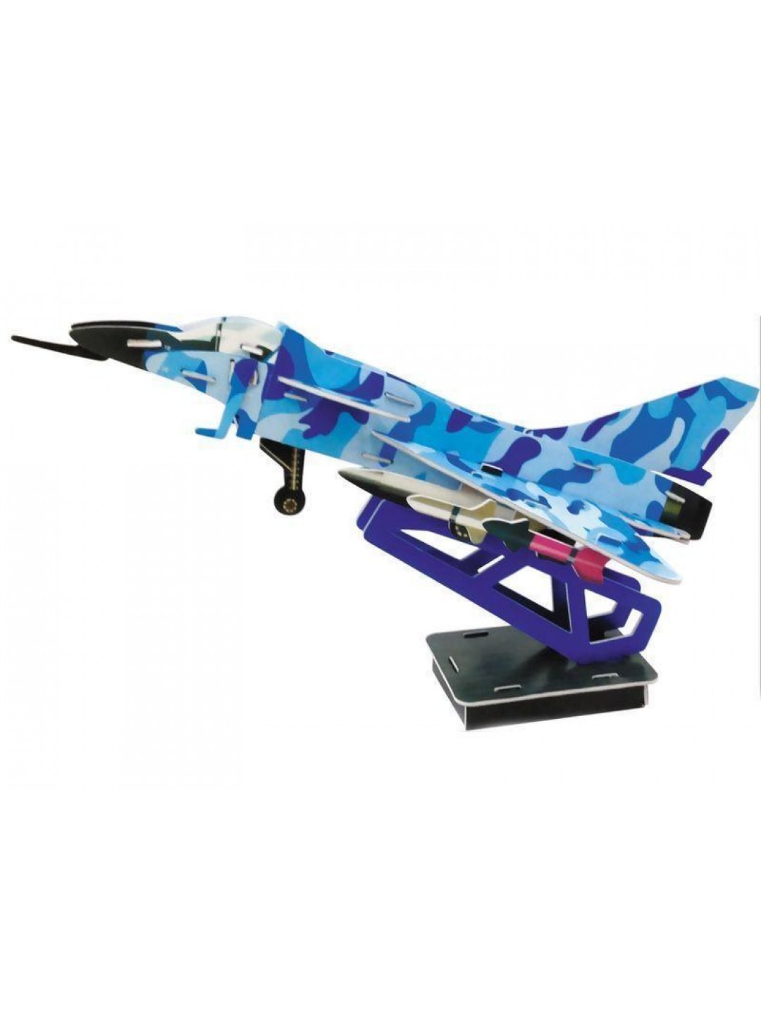 3D пазлы из пенокартона САМОЛЕТ J-10 (30 деталей)