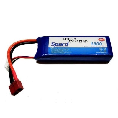 Аккумулятор Li-Po Spard 1800mAh, 11,1V, 30C, T‐plug Аккумулятор Li-Po Spard 1800mAh, 11,1V, 30C, T‐plug