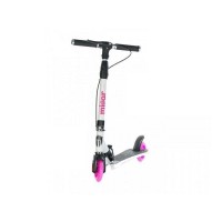 Самокат двухколесный Smart (бело-розовый)