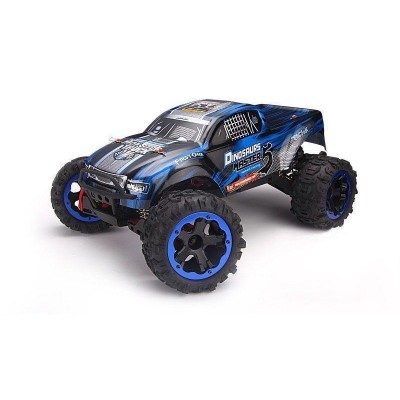 Радиоуправляемый монстр Remo Hobby Dinosaurs Master Brushless UPGRADE (синий) 4WD 2.4G 1/8 RTR