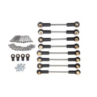 Комплект металлических рычагов WPL c крепежом для C14, C24 Комплект металлических рычагов WPL c крепежом для C14, C24