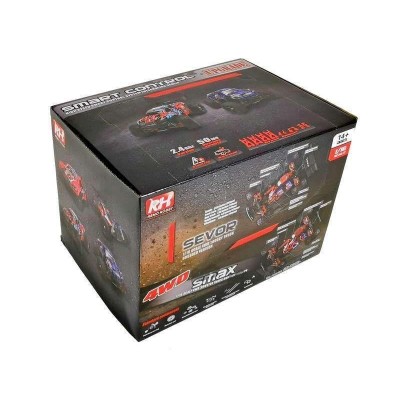 Радиоуправляемый монстр Remo Hobby SMAX UPGRADE (синий) 4WD 2.4G 1/16 RTR