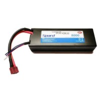 Аккумулятор Li-Po Spard 8000mAh, 7,4V, 25C, T‐plug для Remo Hobby и Himoto 1/10, 1/8