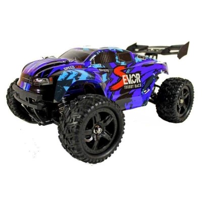 Радиоуправляемая трагги Remo Hobby S EVO-R Brushless (синяя) 4WD 2.4G 1/16 RTR