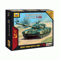 Сборная модель ZVEZDA Советский основной боевой танк Т-72Б, 1/100 Сборная модель ZVEZDA Советский основной боевой танк Т-72Б, 1/100