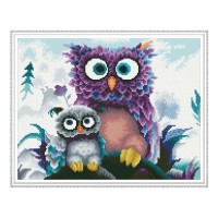 Алмазная мозаика с нанесенной рамкой 40х50 СЕМЕЙНЫЙ ПОРТРЕТ (34 цвета)