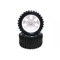 Колеса в сборе с белыми дисками (08044W+08009N) 2шт. Колеса в сборе с белыми дисками (08044W+08009N) 2шт.