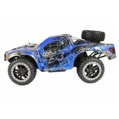 Радиоуправляемый шорт-корс Remo Hobby EX3 Brushless UPGRADE (синий) 4WD 2.4G 1/10 RTR