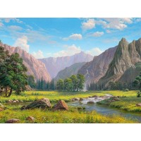 Картина мозаикой с нанесенной рамкой 40х50 И.ПРИЩЕПА. ГОРНАЯ ИДИЛЛИЯ (31 цвет) Картина мозаикой с нанесенной рамкой 40х50 И.ПРИЩЕПА. ГОРНАЯ ИДИЛЛИЯ (31 цвет)