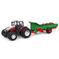 Р/У фермерский трактор Korody с прицепом транспортером, двойные колеса 1/24 2.4G 6CH RTR Р/У фермерский трактор Korody с прицепом транспортером, двойные колеса 1/24 2.4G 6CH RTR