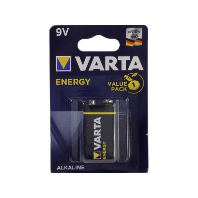 Батарейка VARTA 4122 ENERGY 9V, "Крона", Alkaline (1шт)